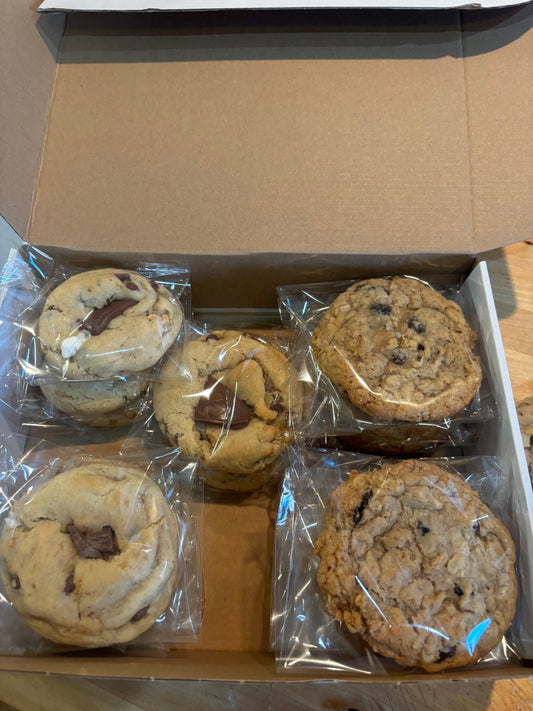 Dozen gourmet cookies boxed