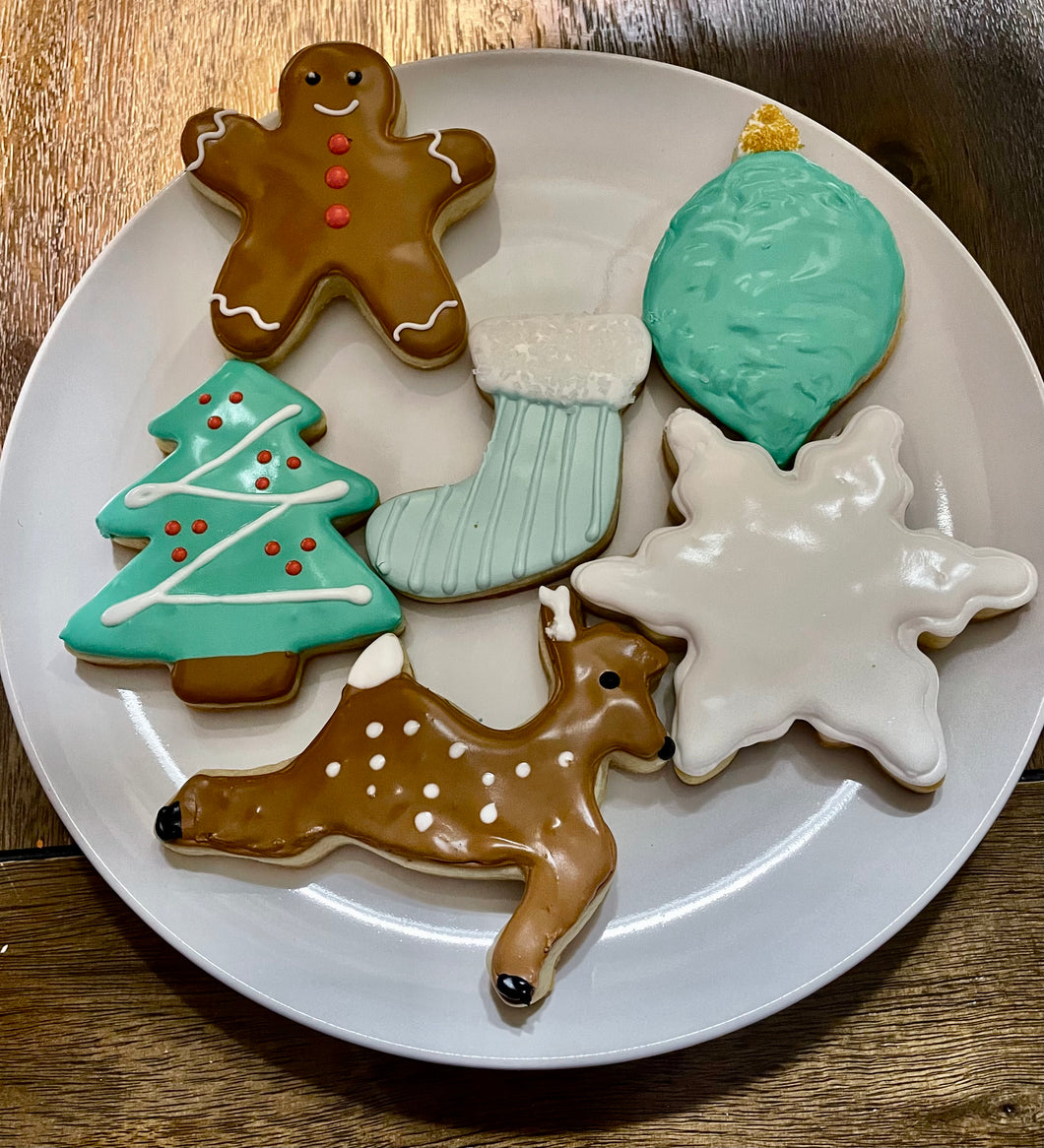 Christmas Sugar  Cookies decorated